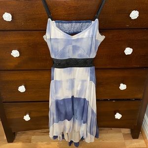 Free people genuine leather trip cutout dress